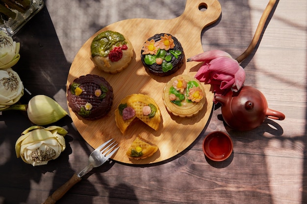 Zestaw potraw z różnych kuchni